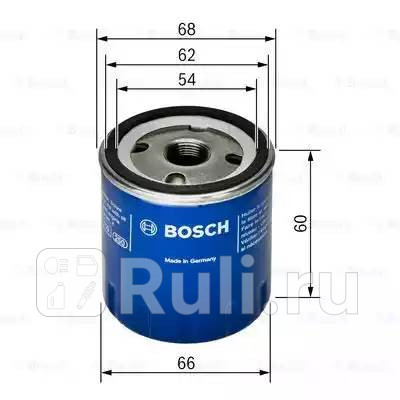 0 451 104 025 - Фильтр масляный (BOSCH) Renault Logan 2 (2013-2018) для Renault Logan 2 (2013-2018), BOSCH, 0 451 104 025