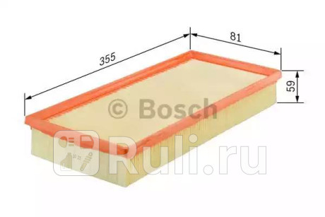 F 026 400 387 - Фильтр воздушный (BOSCH) Renault Logan 2 (2013-2018) для Renault Logan 2 (2013-2018), BOSCH, F 026 400 387