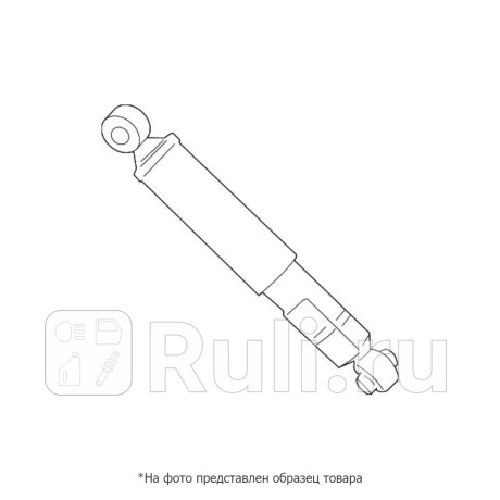 BKSA0045 - Амортизатор подвески задний (1 шт.) (BAIKOR) Renault Logan 2 (2013-2018) для Renault Logan 2 (2013-2018), BAIKOR, BKSA0045